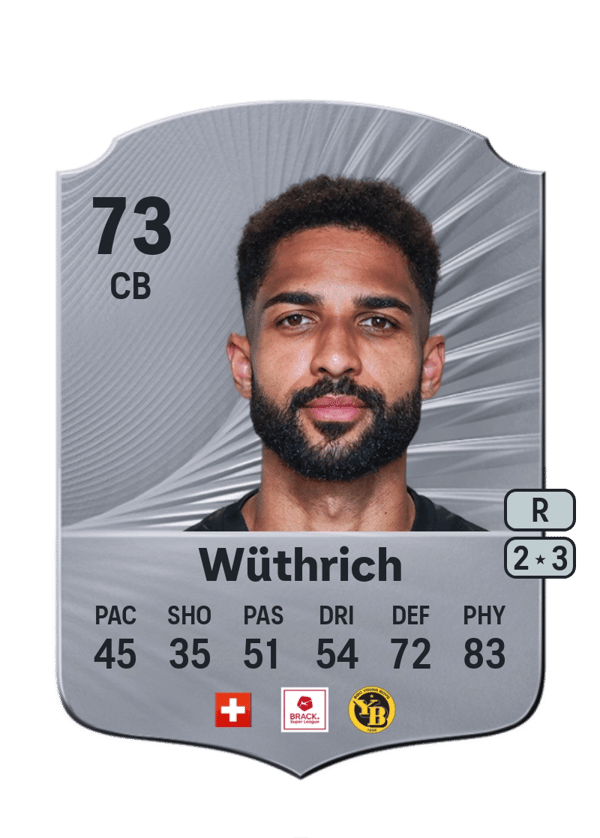 Gregory Wüthrich 73 EA FC
