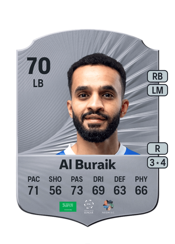 Mohammed Al Buraik 70 EA FC