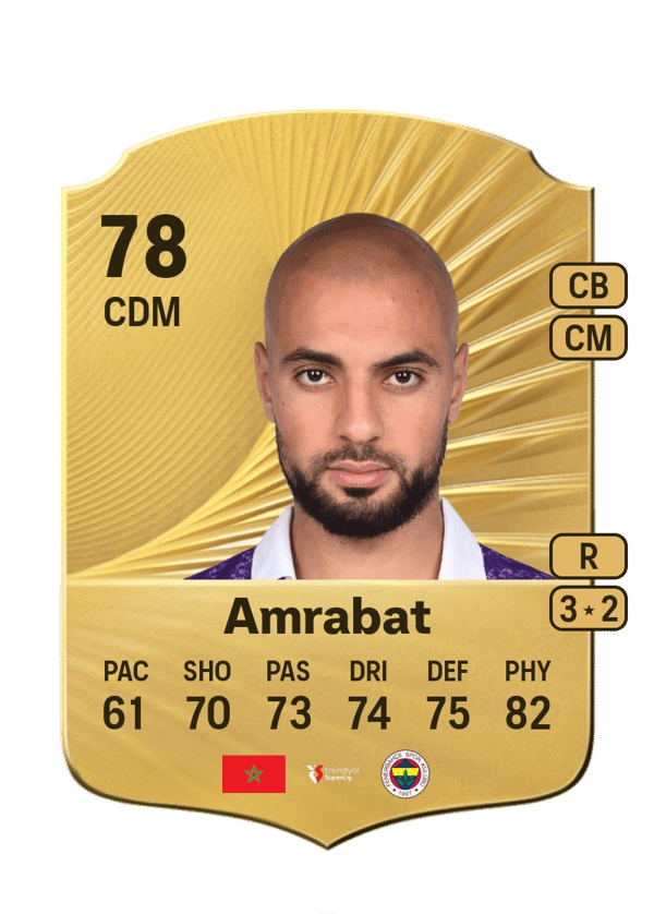 Sofyan Amrabat 78 EA FC