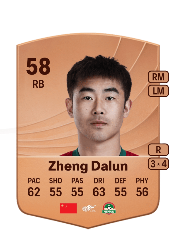 Zheng Dalun 58 EA FC
