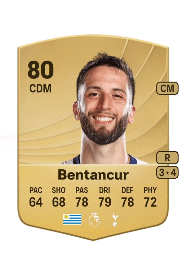 Rodrigo Bentancur 81 EA FC