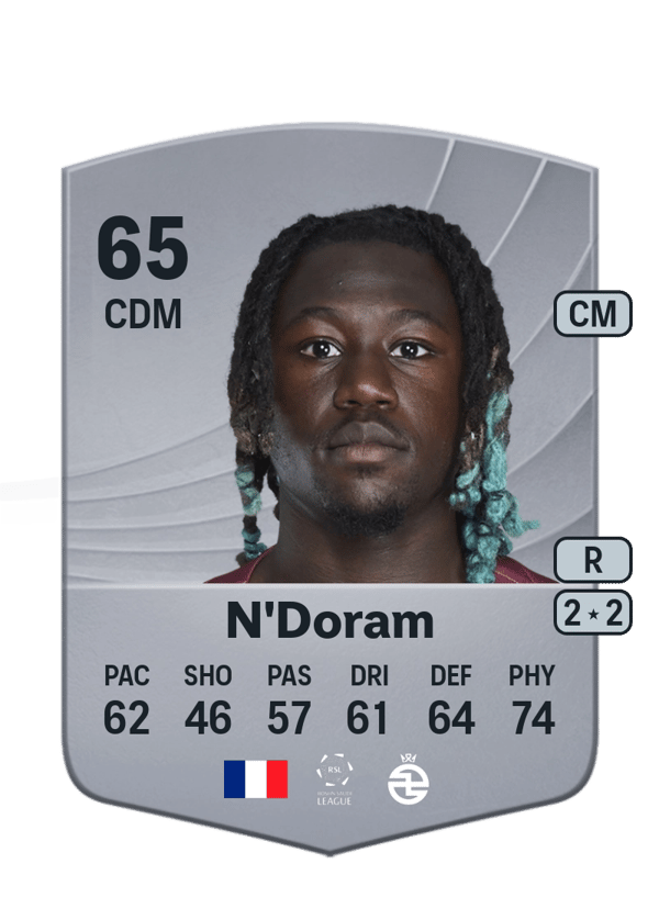 Kévin N'Doram 65 EA FC