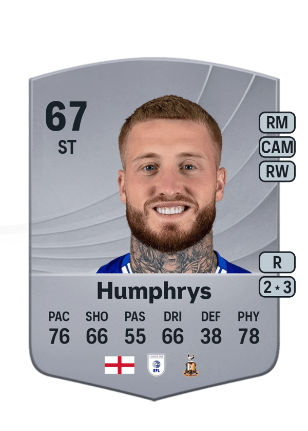 Stephen Humphrys 67 EA FC