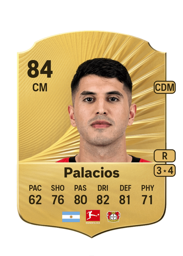 Exequiel Palacios 84 EA FC