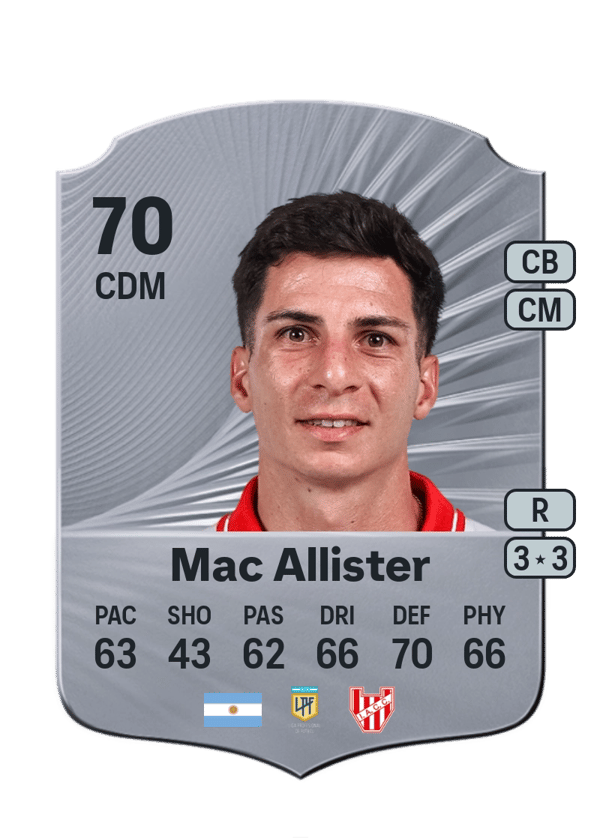 Francis Mac Allister 69 EA FC