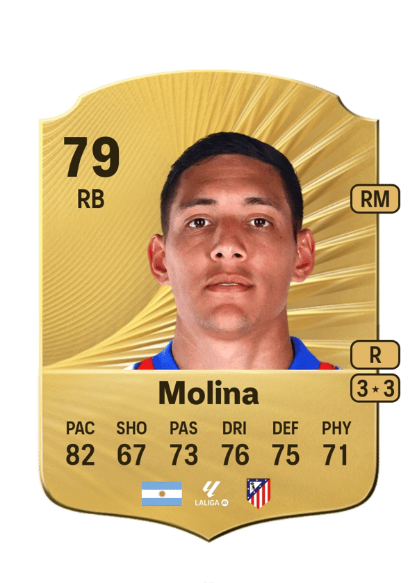 Nahuel Molina 79 EA FC