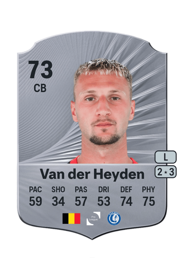 Siebe Van der Heyden 73 EA FC