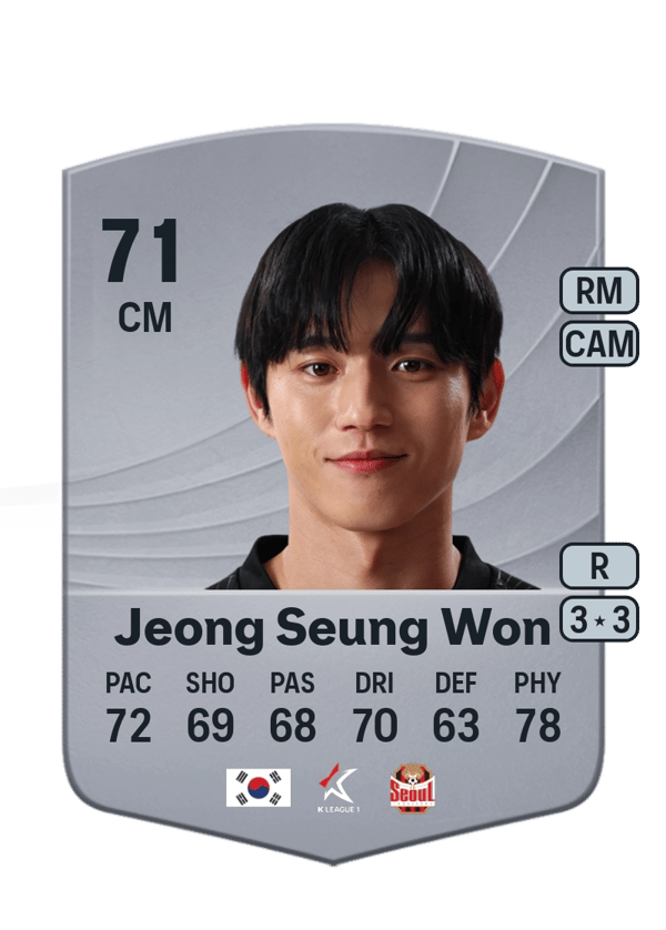 Jeong Seung Won 71 EA FC