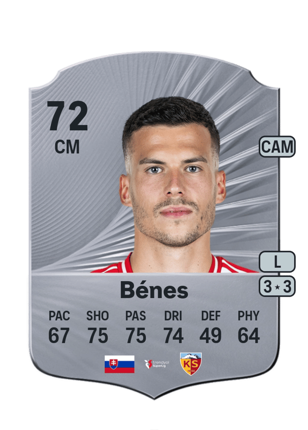 László Bénes 72 EA FC