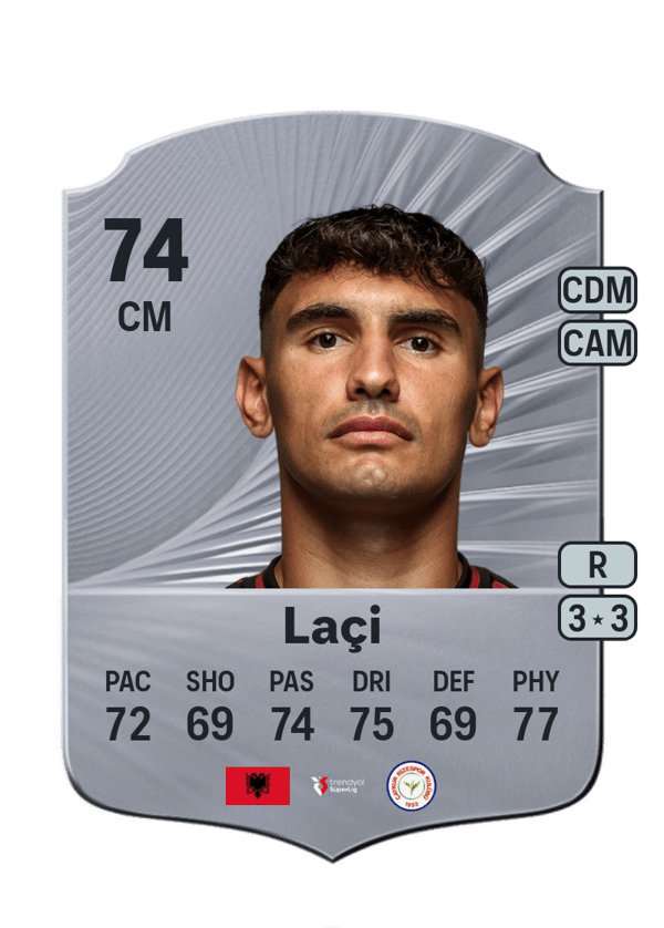 Qazim Laçi 74 EA FC