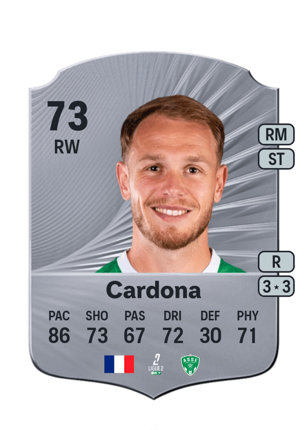 Irvin Cardona 73 EA FC