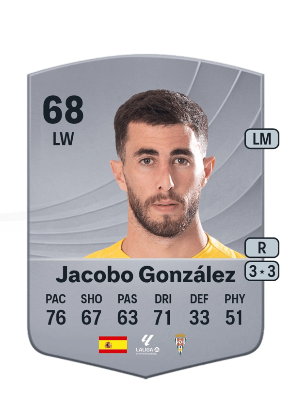 Jacobo González 68 EA FC