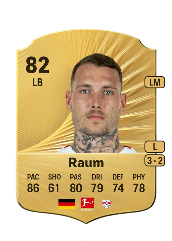David Raum 82 EA FC