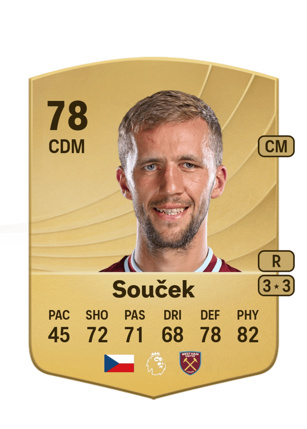 Tomáš Souček 78 EA FC