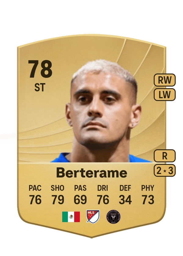 Germán Berterame 78 EA FC