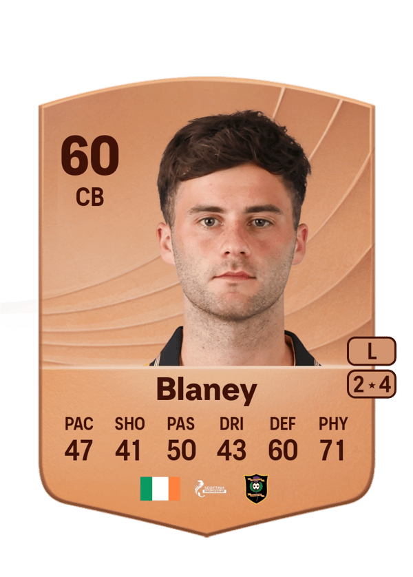 Shane Blaney 60 EA FC