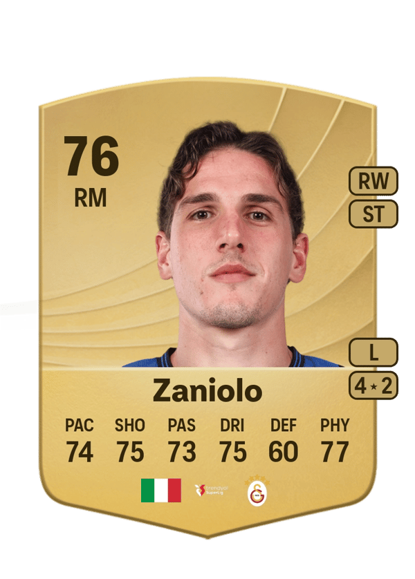 Nicolò Zaniolo 76 EA FC