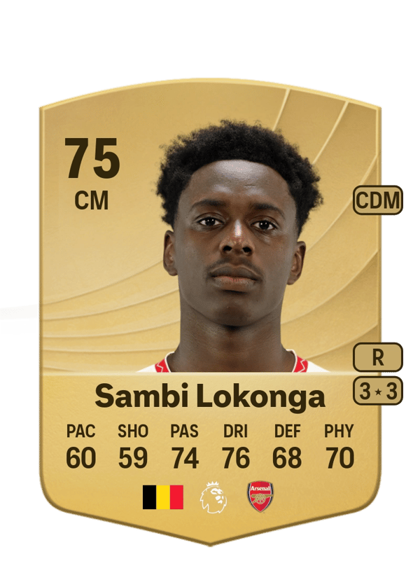 Sambi Lokonga 75 EA FC