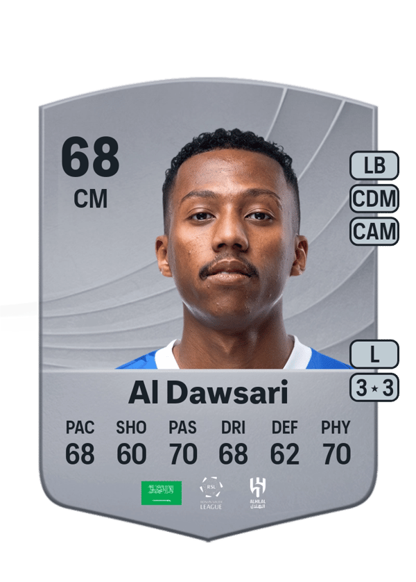 Nasser Al Dawsari 68 EA FC