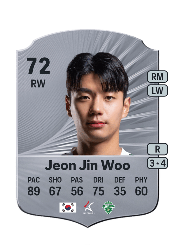 Jeon Jin Woo 72 EA FC
