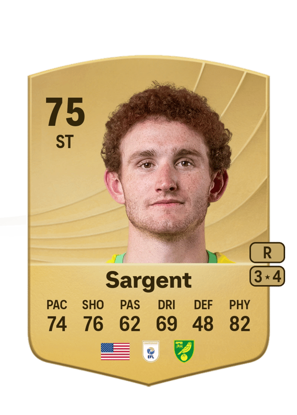 Josh Sargent 74 EA FC