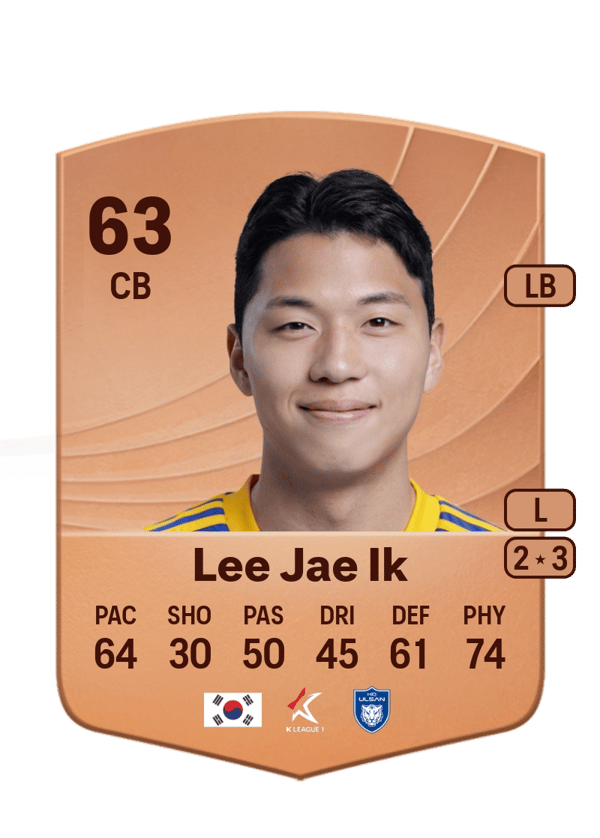 Lee Jae Ik 63 EA FC