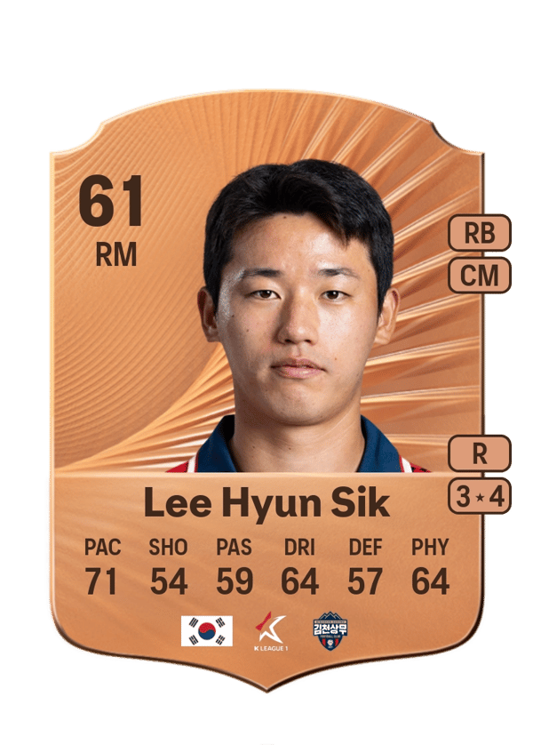 Lee Hyun Sik 61 EA FC
