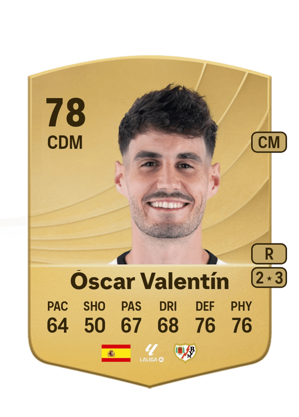 Óscar Valentín 78 EA FC