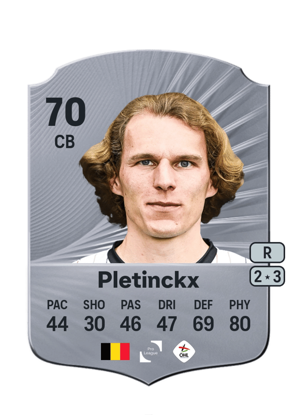 Ewoud Pletinckx 70 EA FC