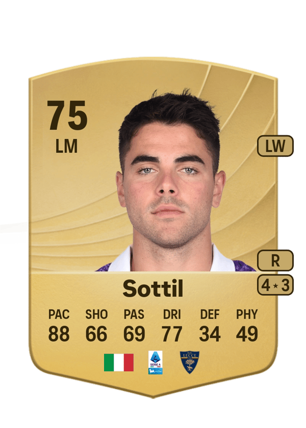 Riccardo Sottil 75 EA FC