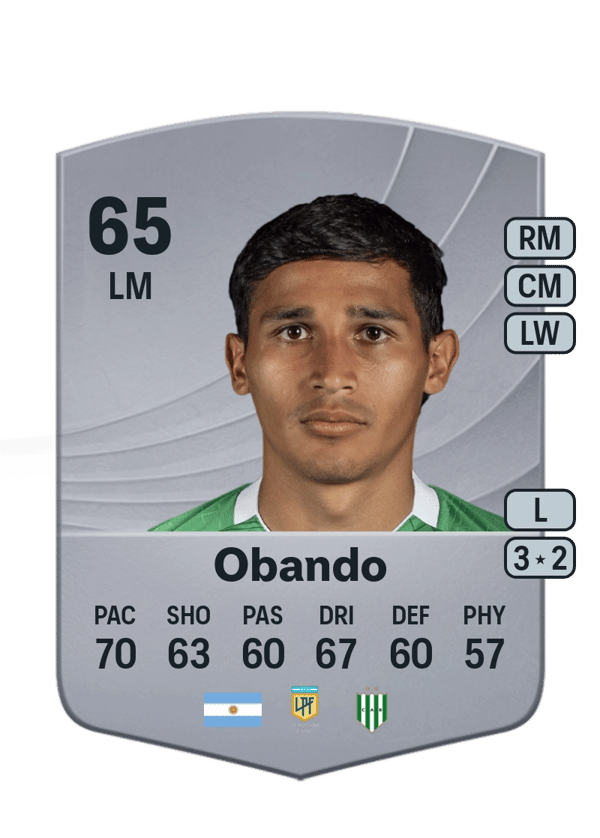 Agustín Obando 65 EA FC