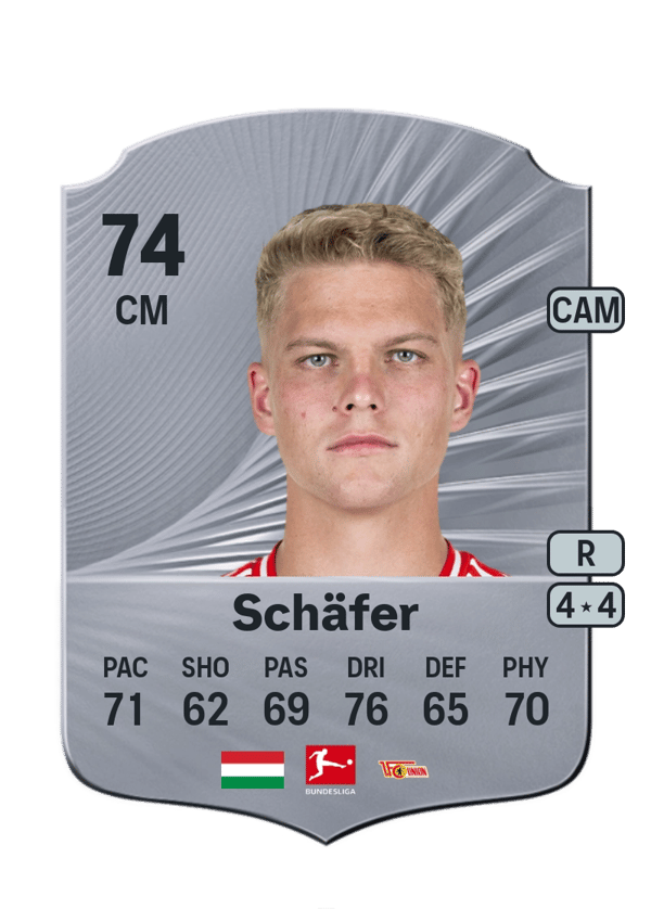 András Schäfer 74 EA FC