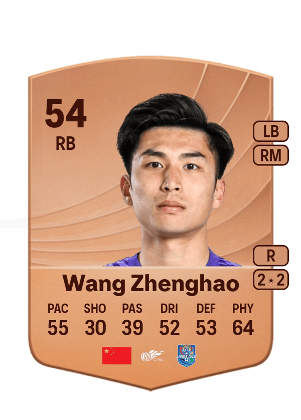 Wang Zhenghao 54 EA FC