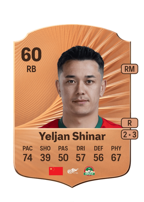 Yeljan Shinar 60 EA FC