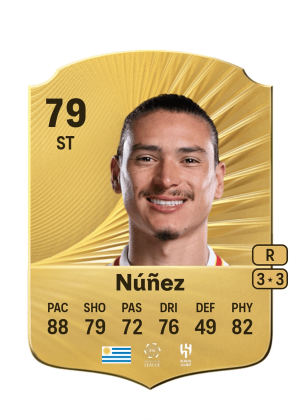 Darwin Núñez 79 EA FC