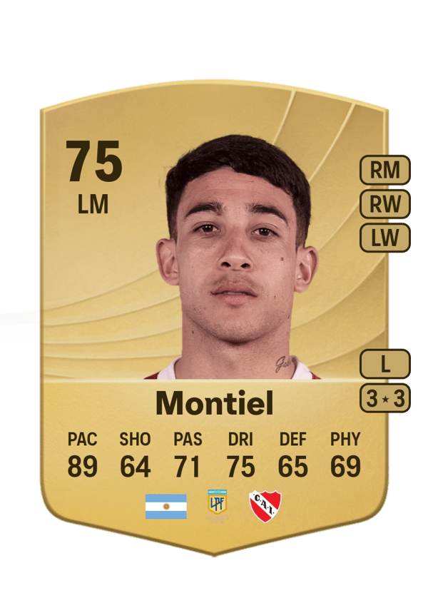 Santiago Montiel 75 EA FC