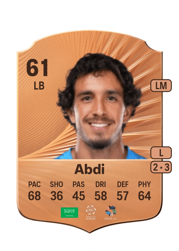 Faris Abdi 61 EA FC