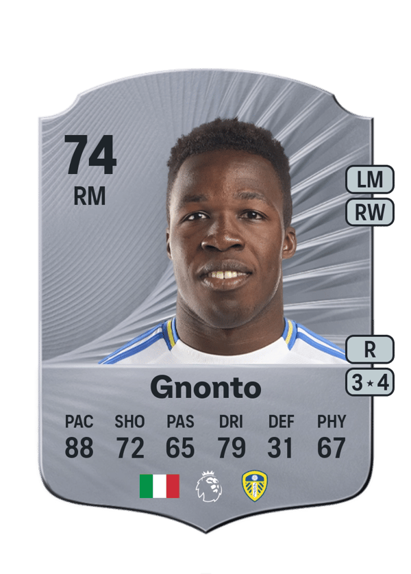 Wilfried Gnonto 74 EA FC