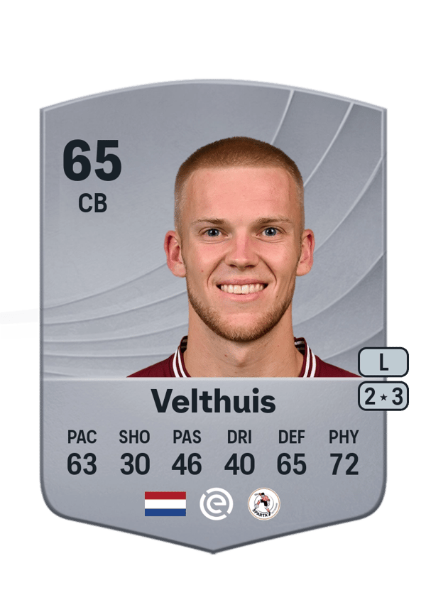 Tijs Velthuis 65 EA FC