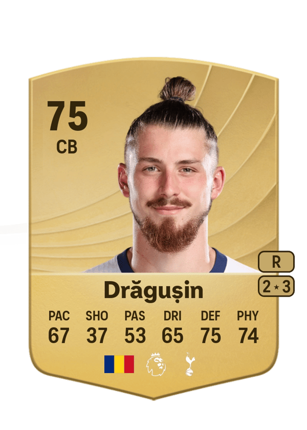 Radu Drăgușin 75 EA FC