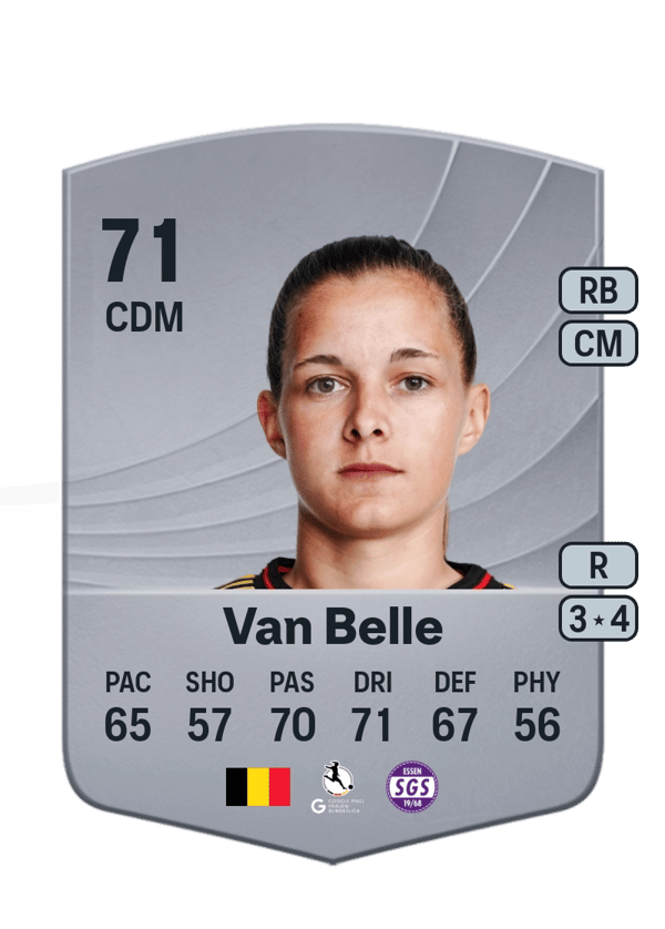 Shari Van Belle 71 EA FC