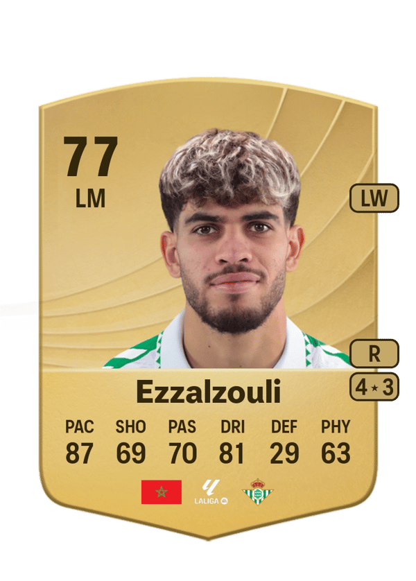 Abdessamad Ezzalzouli 77 EA FC