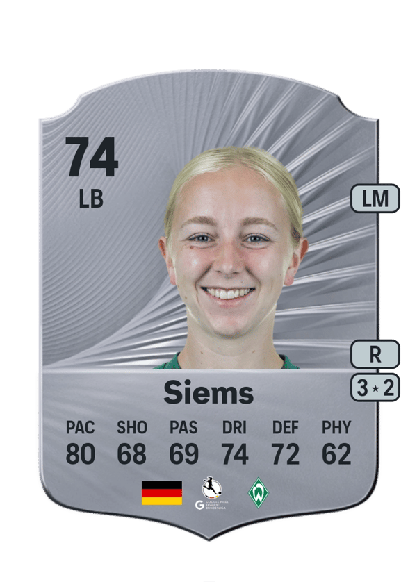 Caroline Siems 74 EA FC