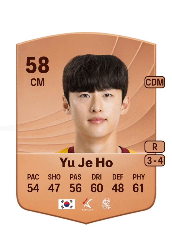 Yu Je Ho 58 EA FC