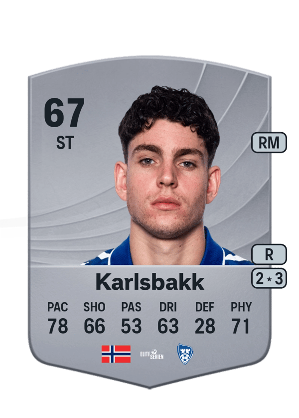 Daniel Karlsbakk 67 EA FC
