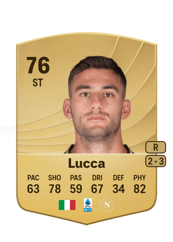 Lorenzo Lucca 76 EA FC