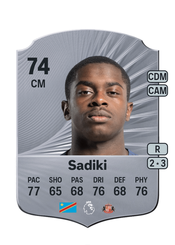 Noah Sadiki 74 EA FC