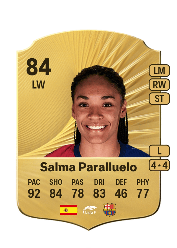 Salma Paralluelo 84 EA FC