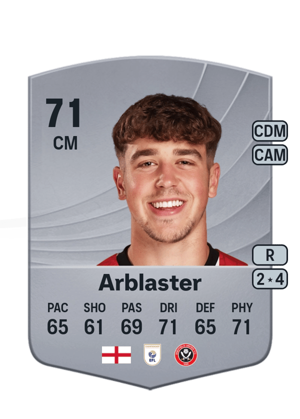 Oliver Arblaster 71 EA FC