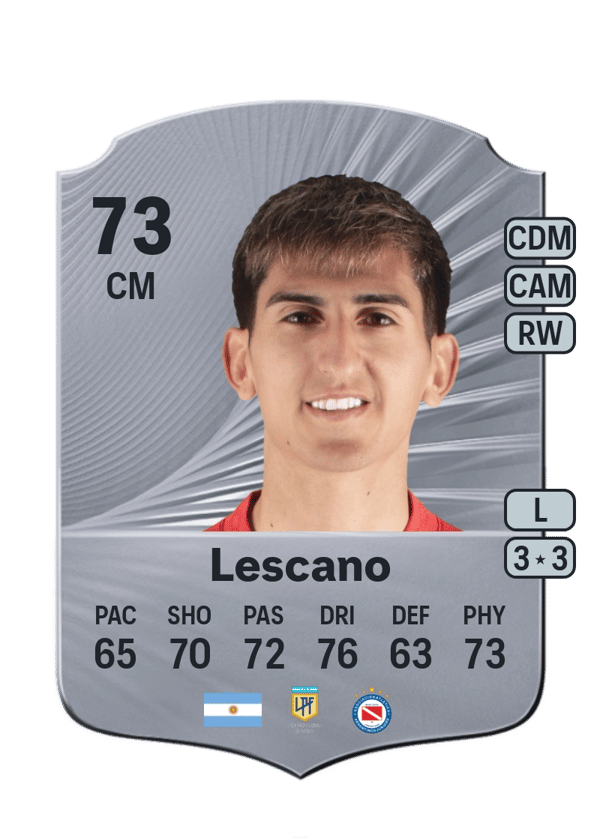 Alan Lescano 73 EA FC